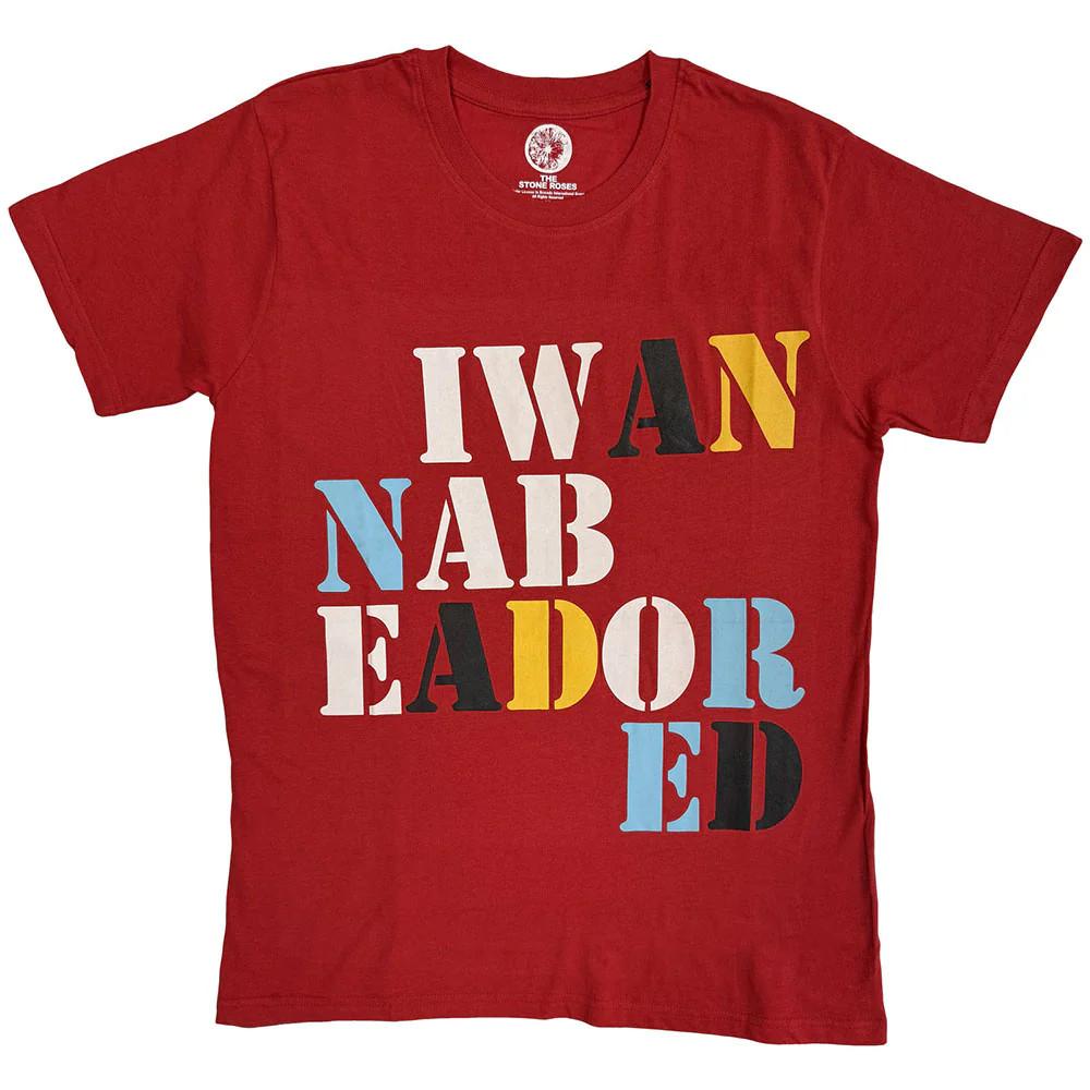 The Stone Roses Unisex T-Shirt: Adored X-Large / Red S