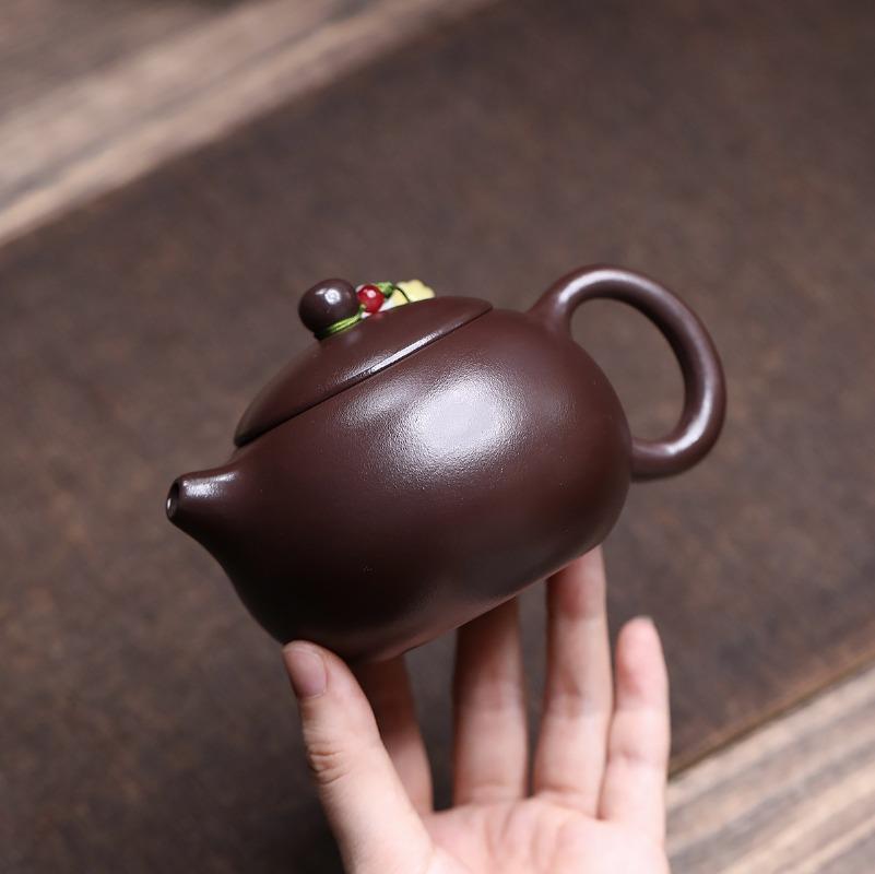 Yixing Handmade Purple Clay Teapot, Tea Pot, Kung Fu Tea Set 250ml