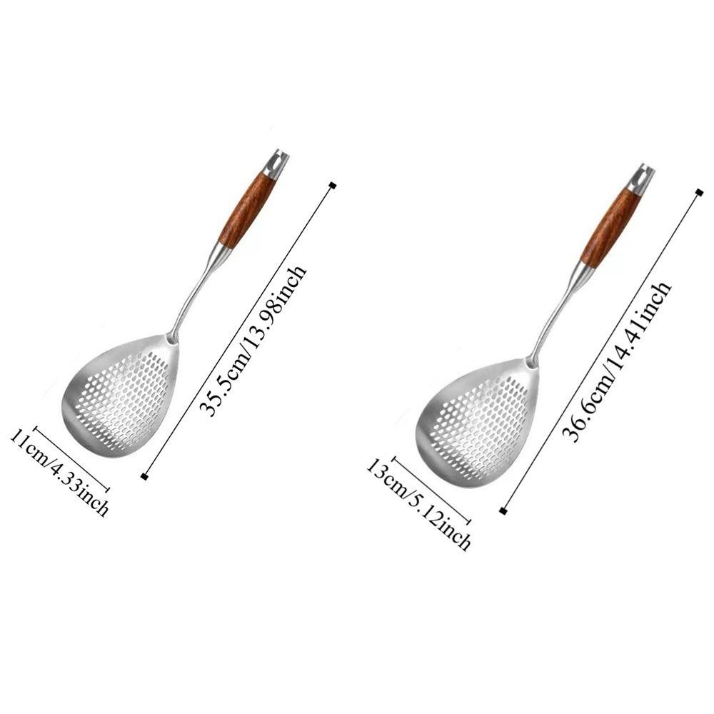 Durable Food Strainer Spoon Stainless Steel Drain Spoon New Kitchen Strainer  Kitchen Use