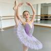 Girls Camisole Skirted Leotard Cygnet Lake Ballet Dance Outfit Tutus Princess Dress Ballerinas Costume for Performances