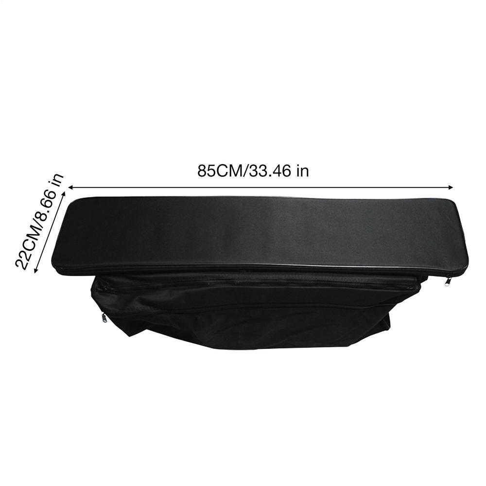 Canoe Under Seat Storage Bag Inflatable Boat Bench Seat Cushion Convenient For Keeping Large Items For Inflatable Boat Accessory чёрный