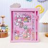 Latest   Kuromi My Melody Cinnamoroll Pompompurin Notebook Hand Ledger Suit Notepad Stationery Box Fashion Cute