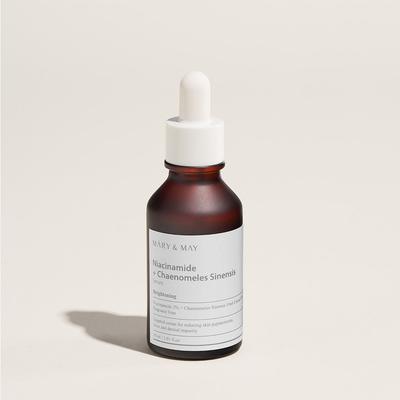MARY & MAY Niacinamide + Chaenomeles Sinensis Serum 30ml | Brightening + Pore Care K-Beauty