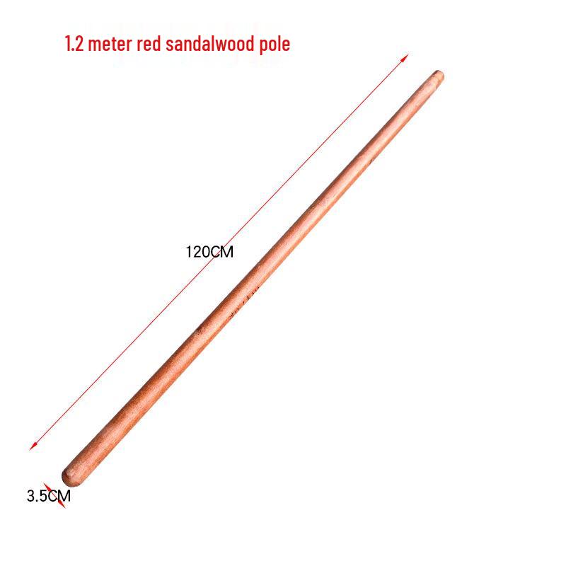 Thickened Manganese Steel Snow Pusher with Wooden Handle - Multi-purpose Shovel for Snow and Grain Clearing Shovel with Red Eucalyptus Handle