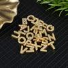 26Pcs Cartoon Letter Nail Art Charm Rhinestone English Letter Diy Nail Decoration Fashion Diy Manicure Decorations Accessories
