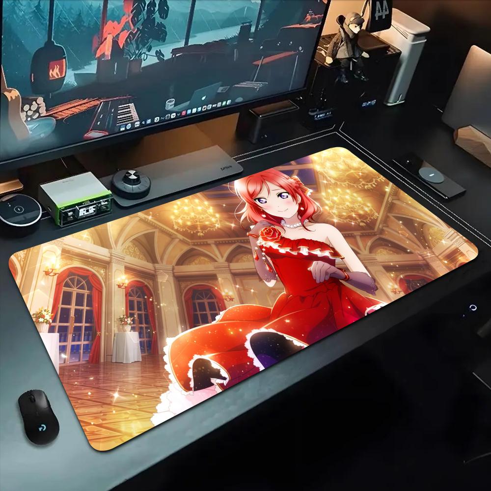 maki nishikino Mouse Pad 500X1000 mm Large Gaming Mousepad Gamer XL Rubber Otaku Keyboard Pad Laptop Desk Mat