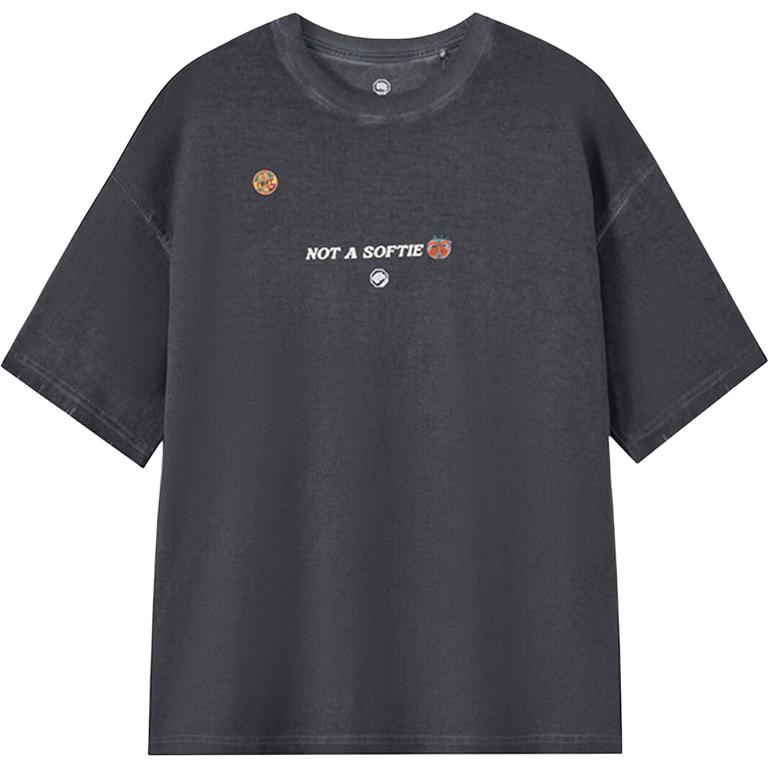 

Li-Ning Breathable Loose Fit Round Neck Letter Print T-Shirt Men Tops AHSV215-2 2XL