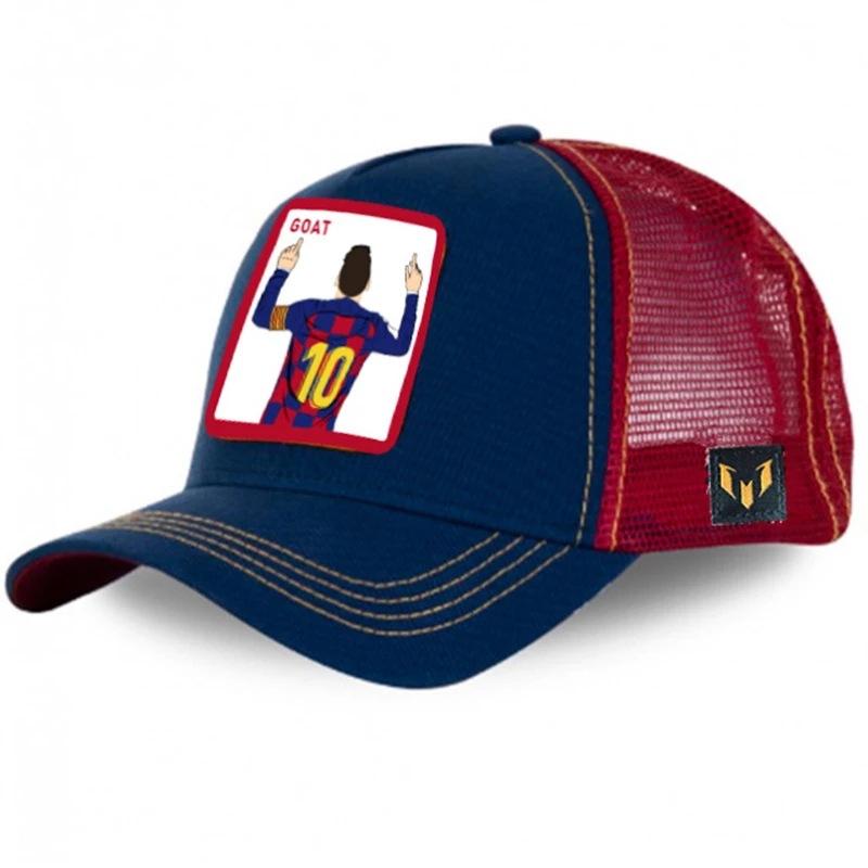 Vysoce kvalitní fotbal Ronaldo Messi Všechny styly Snapback Bavlna kšiltovka Muži Ženy Hip Hop Táta Mesh Trucker Klobouk Dropshipping