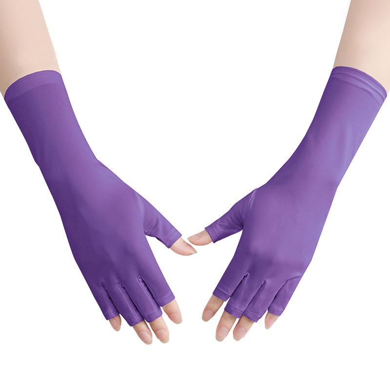 

Перчатки без пальцев для защиты от УФ-излучения для нейл-арта - Защита от радиации, Защита от загара, Рукава для светоотверждения One Size