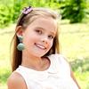 1 Pair Shell Children's Ear Clips Adorable Stand Out with Shiny Princess Design Kids' Earrings Accessories