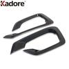 For Hyundai Grand Starex H-1 i800 2018- Carbon Fiber Car Front Fog Light Lamp Cover Trim Foglight Bezel Trims Accessories