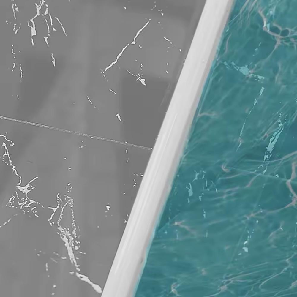 1pc 1m/2mX3cm Material Self Adhesive Water Stopper Self-Adhesive Backing Waterproof Seal Water Retaining Strip Foldable Design