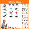 Realistic Solid Dinosaur Model Toys For Kids Jurassic Animals And Insects Farm Ocean Playset
