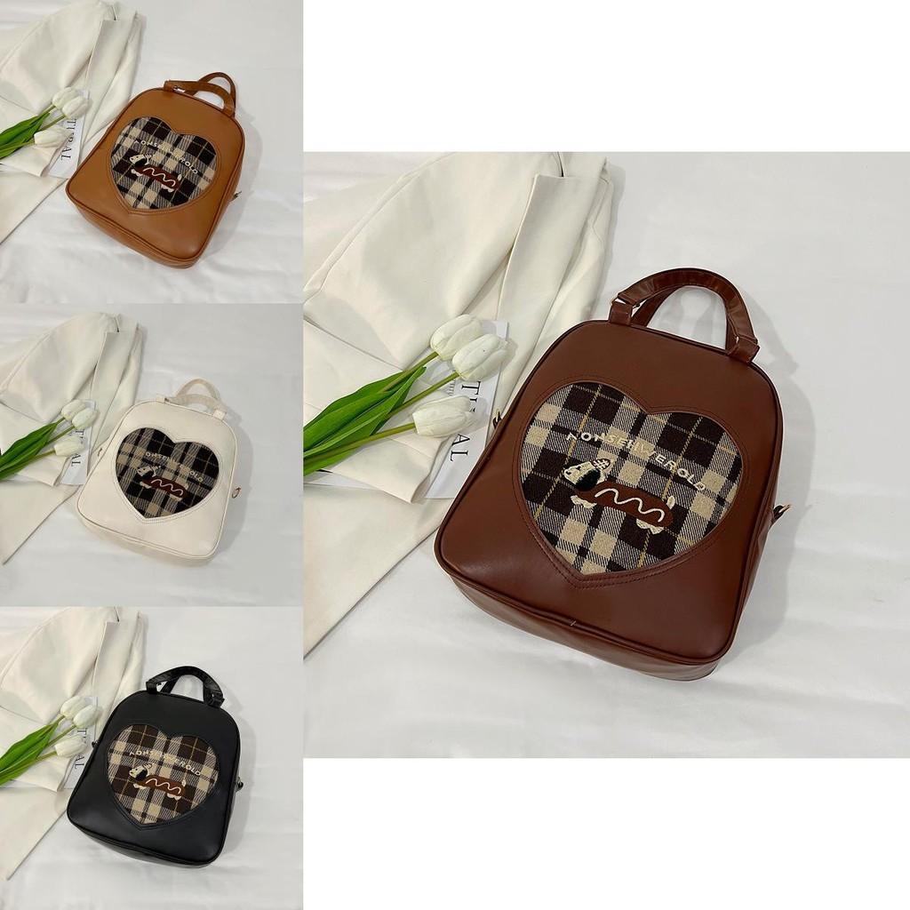 Chic Vintage Cartoon Style Women's Backpack Fall Collection Versatile Tote Bag