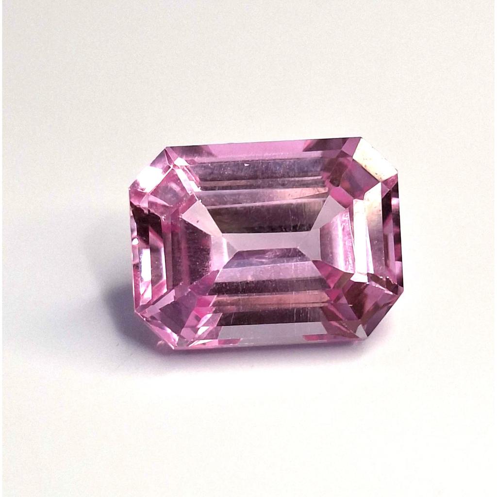 Emerald Cut Natural Pink Sapphire 10-12 Ct Fabulous Certified Loose Gemstone