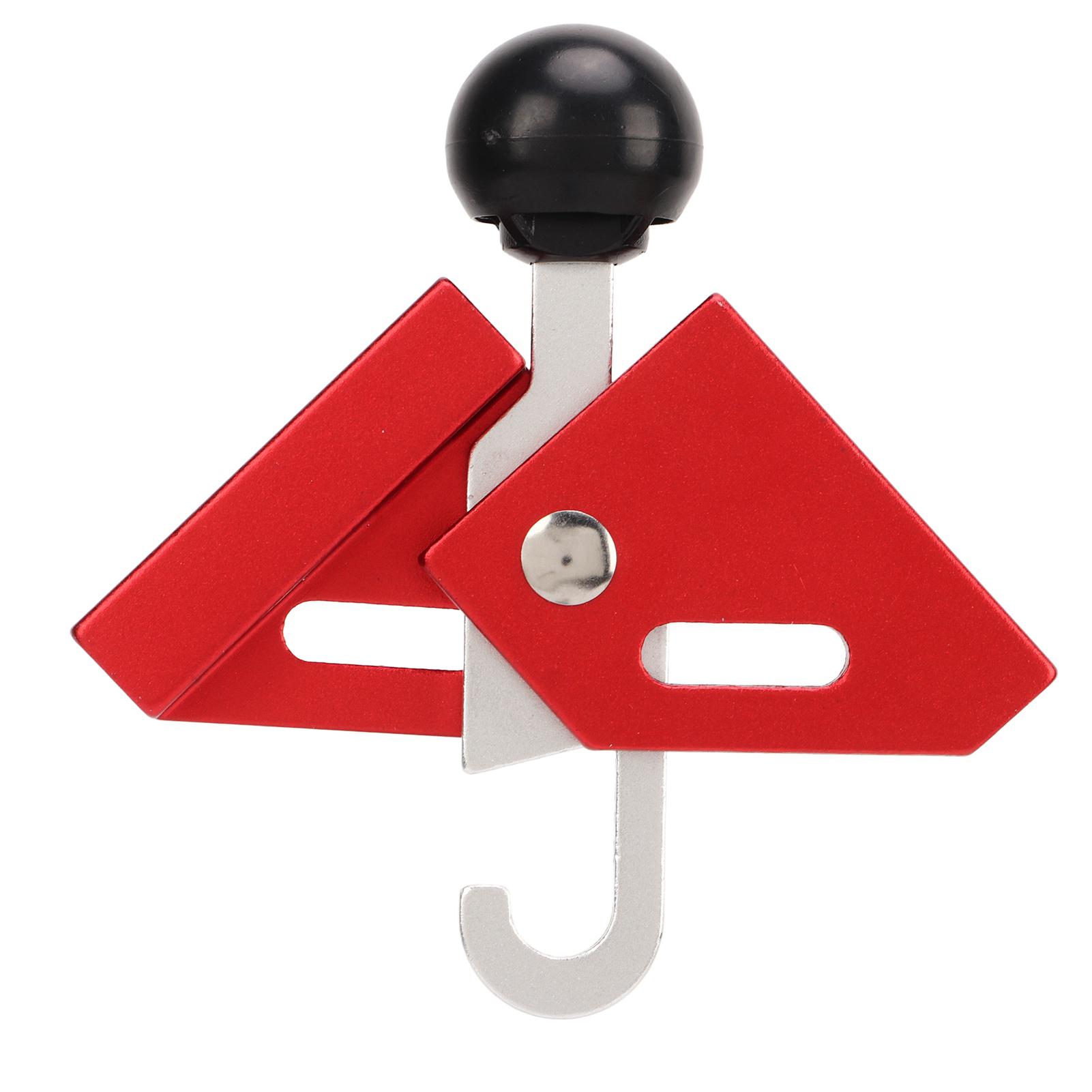 Single Tent Pole Tips Anti Puncture Canopy Rod Top Aluminum Alloy 90 Degree Tent Pole Connector 8mm Aperture