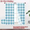 2D flat Photography Backdrop Background Banner Blue Checkered Squares 100% Polyester Party Decorations for Suitable for