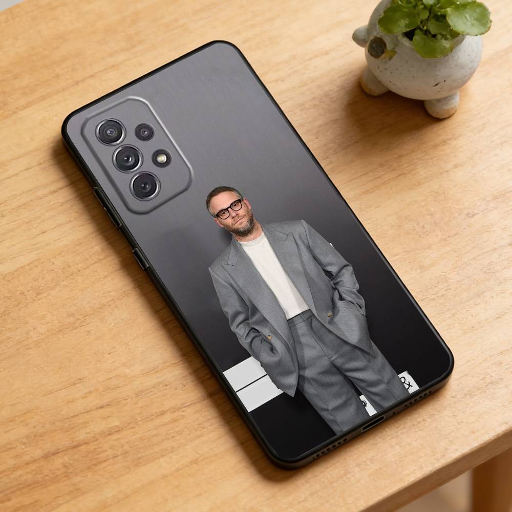 Actor S-Seth Rogen Phone Case For Samsung Galaxy A73,21,22,32,71,53,52,51,80,5G Soft Black Cover Samsung a21