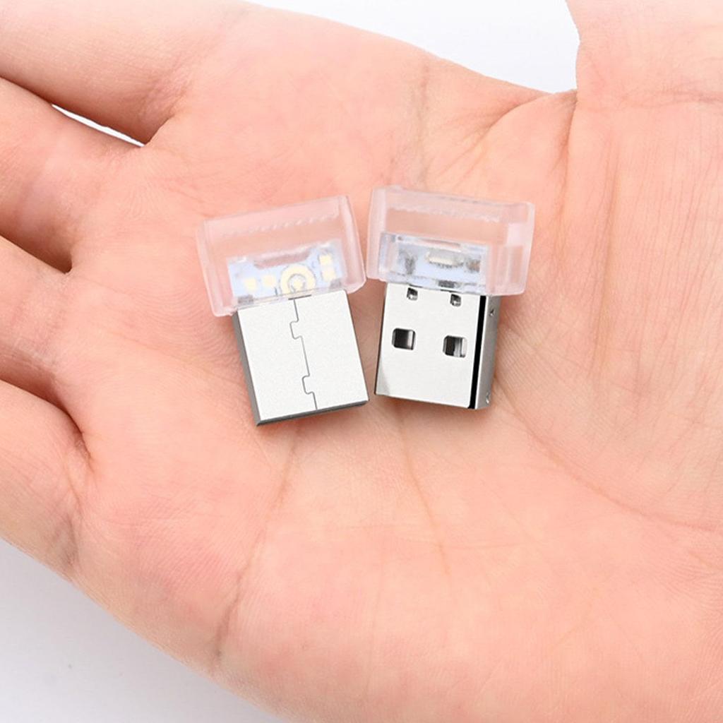 LED Car Lighting,Portable Lamp for Car Atmosphere - Car USB Atmosphere Light Plug-in Night