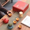 Traditional Chinese Guochao Ceramic Tea & Incense Set