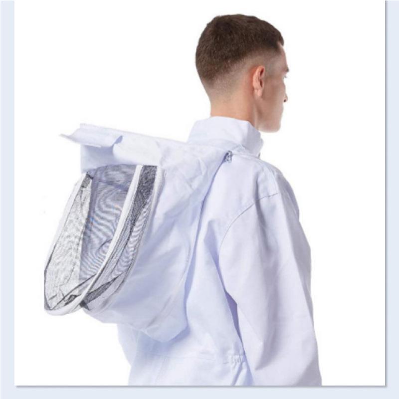 Thickened One-Piece Cotton Anti-Bee Suit with Space Hood for Sting Protection