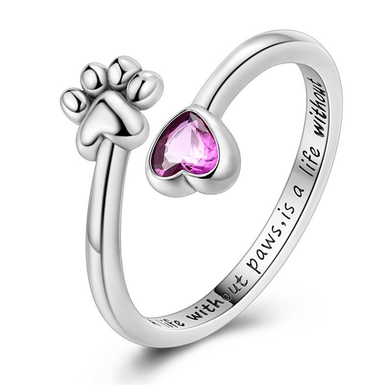 Real 925 Silver Feather Butterfly Flower Sun Moon Animal Design Open Rings Fit For Wedding Party Fine Jewelry