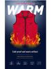 Plus Size Women's Smart Electric Heated Vest with USB Charging - Winter