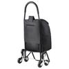 Stair Climbing Cart Foldable Shopping Cart 36L with Storage Bag 6 Wheels