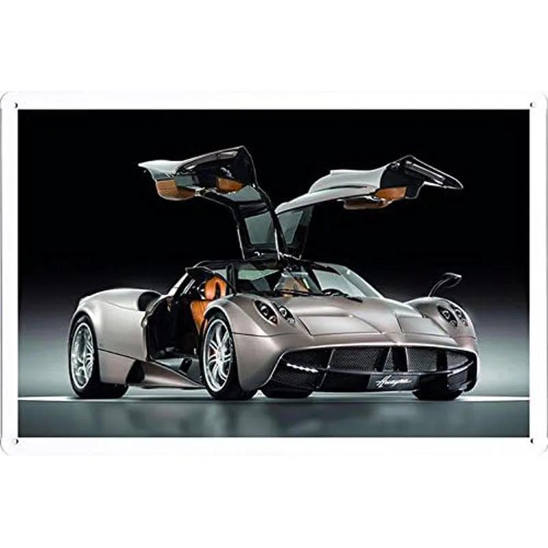 Vintage Automobile Car Vehicle Metal Tin Signs Posters Plate Wall Decor for Home Bars Garage Cafe Clubs Pub Retro Posters Plaque