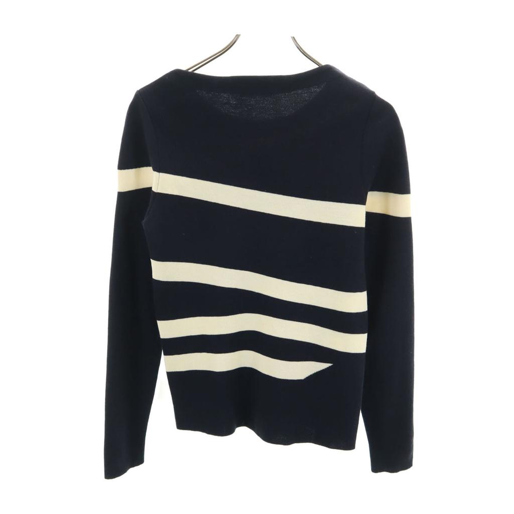 Chloe Made In Italy Long Sleeve Knit XS Navy Women Used