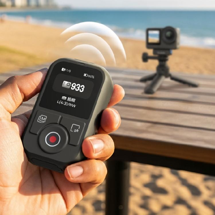 MultiFunctional Wireless Remote Controller for Action 6/5Pro/4 Cameras Supports Navigate Tracking Wrist or Bike Mounting