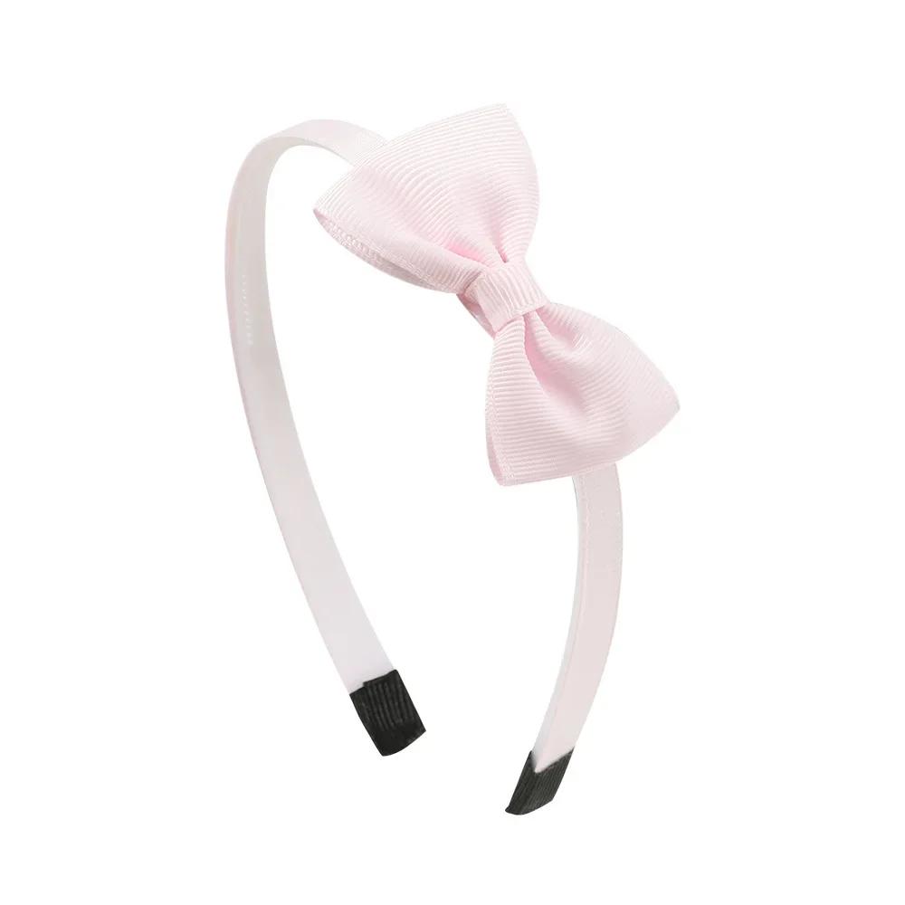 1pcs Cute Solid Color Ribbon Handmade Hair Bows Hair Bands for Girls Headband 20 Colors Cute Children Kids Baby Hair Accessories