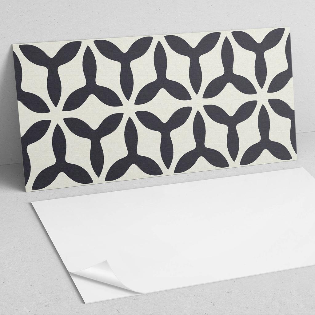Panel Winylowy Z Nadrukiem - Dekoracja Do Sypialni 120X60 Cm Stylowy Wzór Z Płetwami