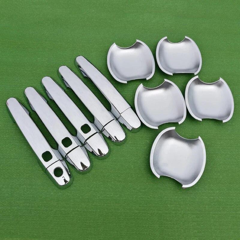 Chrome Door Handle Cover Trim Set for Toyota RAV4 30 XA30 2006 2007 2008 2009 2010 2011 2012 RAV 4 Car Accessories Stickers