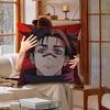Cartoon Choso Jujutsu Kaisen Anime Maple Design Cushion Cover Happy Autumn Harvest decor Holiday Decorati Pillow Cover