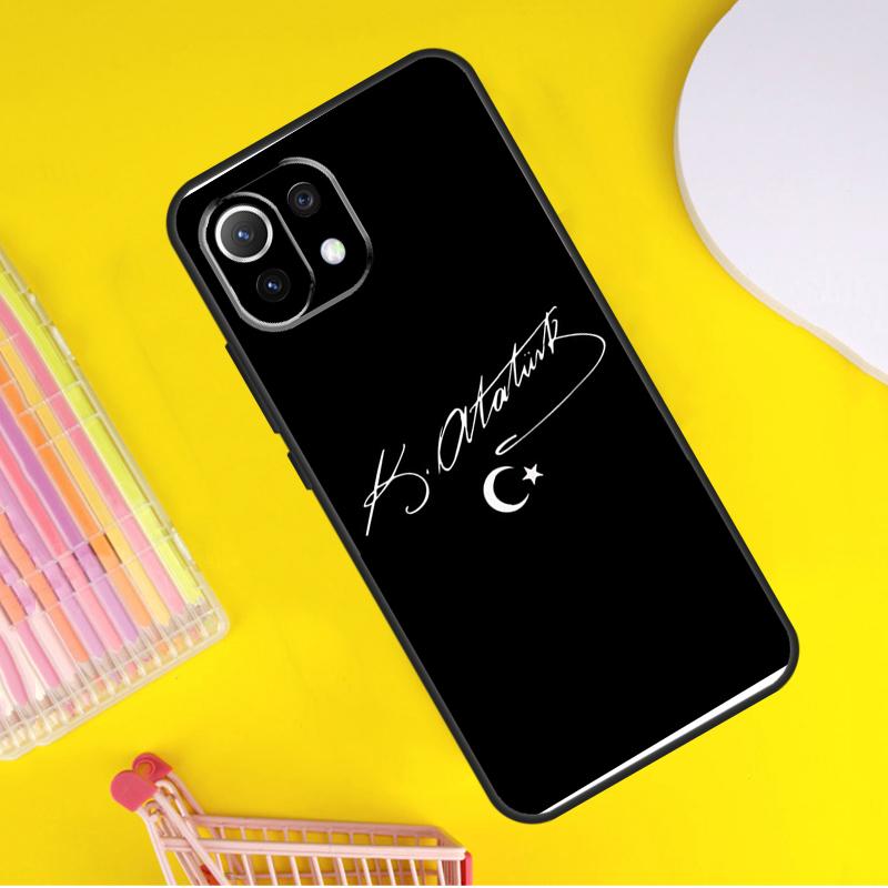 Mustafa Kemal Ataturk Cover For Xiaomi 13 14 Ultra 11T 12T 13T 14T Pro POCO X7 Pro X3 X5 F3 F5 F6 M6 X6 Pro Case