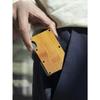 2024Hot Sale RFID Blocking Men's Wooden Wallet ultra thin Metal Money Clip for men Minimalist wooden aluminum Wallet card holder