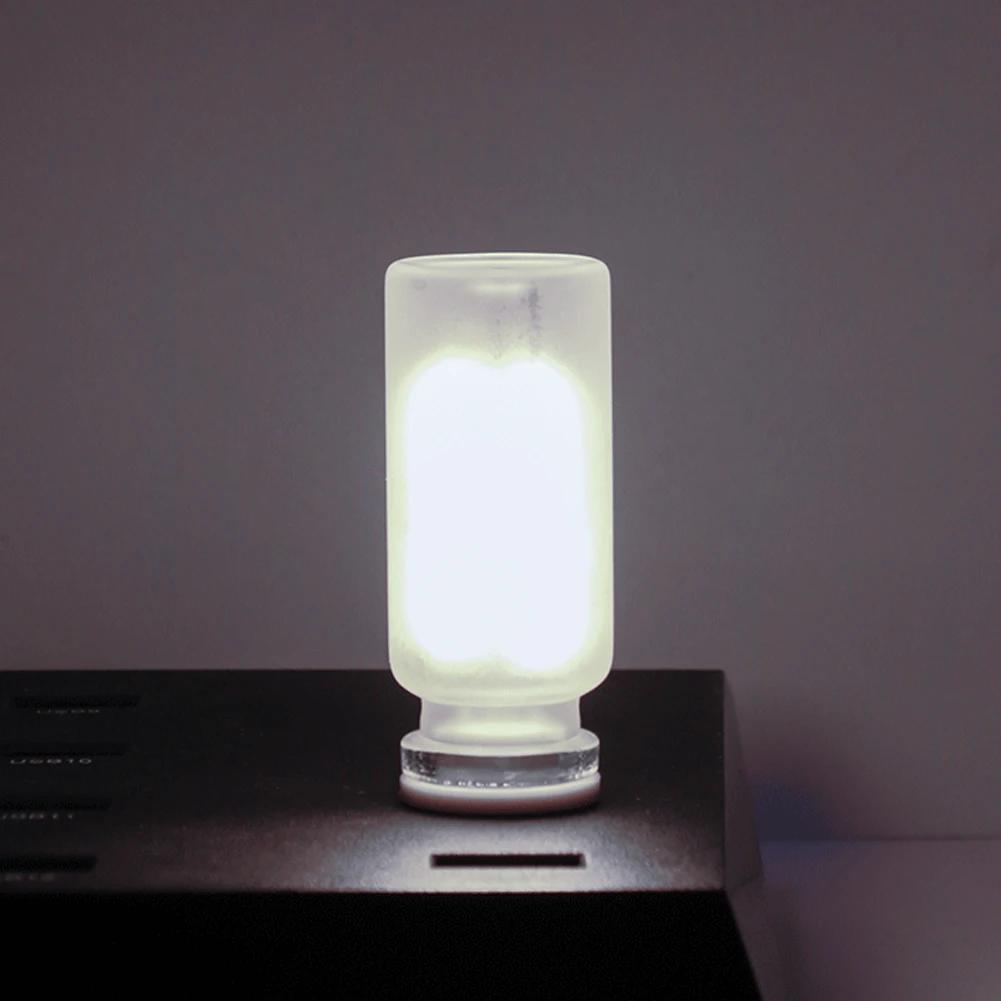 Auto Milchglas Atmosphärenlicht USB Touch-Steuerung LED-Glühbirne Glühlampe LED-Filament Schlafzimmer Nachtdekoration