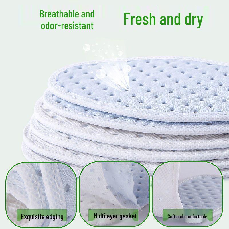 Herbal Sweat-Absorbing Unisex Sports Insole: Breathable, Comfortable, Anti-Slip