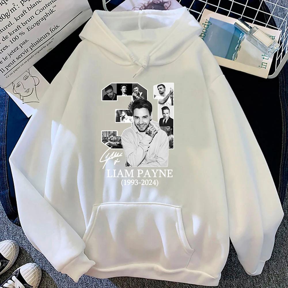 New Liam Payne Rest in Music Hoodie 2024 Women/men Harajuku Aesthetic Hoodies Unisex Autumn Winter Pullover Sweatshirt Vintage