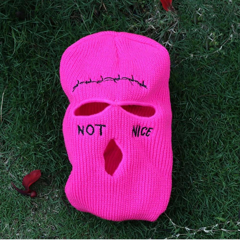Fashion Knit Hat for Women Men Handwoven Balaclava Cap Beanie Hat for Girl Boys Party Mask-Hat Adult Novelty Accessories