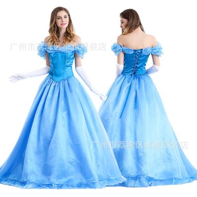 20.19 Million Halloween Costume Adult Snow White Dress Cinderella Masquerade Performance Evening Dress Performance Costume