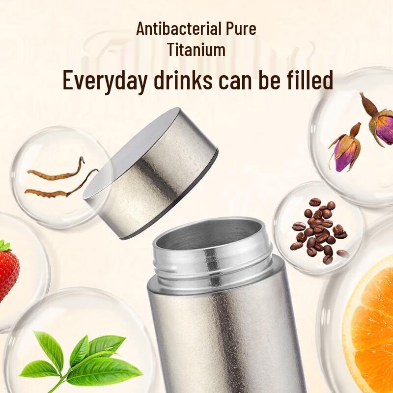 BVGMAV Pure Titanium Business Thermos 450ml