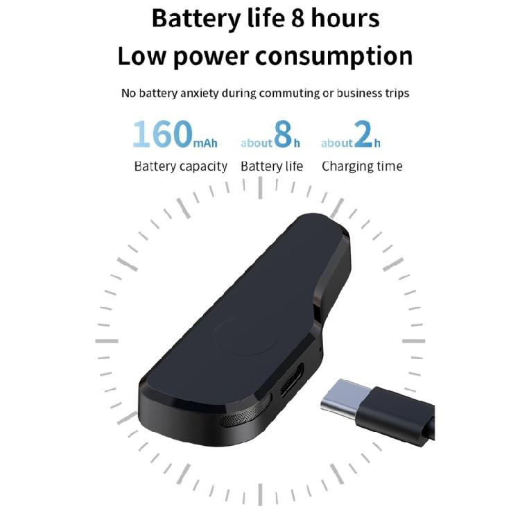 Bluetooth-fähige Ohrhörer für Brillen Einfache Installation Geräuschunterdrückung Tragbar Flexible Anpassung