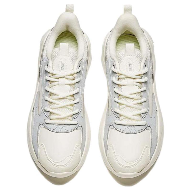 Anta Cushioning Wear-Resistant Low-Top Casual Shoes Women's White Blue Sneakers 122418813-3