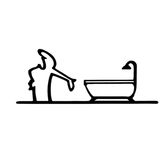 Man Toilet Metal Sign Wall Decoration Modern Kitchen Bathtub Tool Men Wall Art Indoor Outdoor Home Office Living Room Decorative Sign