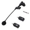 Wireless Instrument Microphone 2.4G Violin Cello Guitar Clip On Condenser Mic for Stage Performance Band