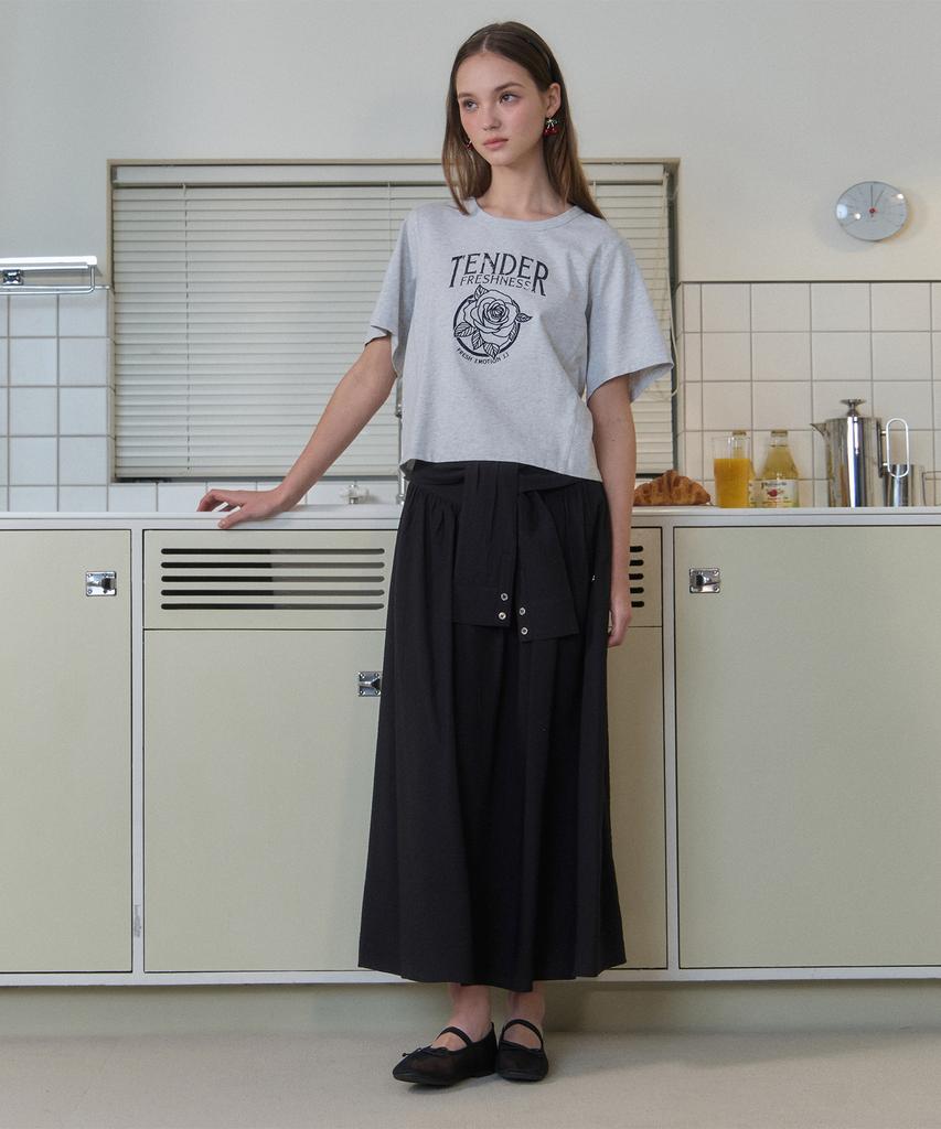 Jucy Judy Tie Flare Skirt Jzsk321C