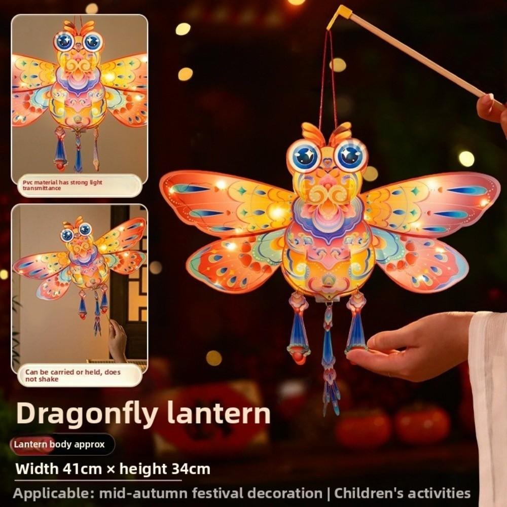 Rotating Children's Lantern Lion Dance Chinese New Year Lantern Glowing Windmill Lantern  Kids Gift