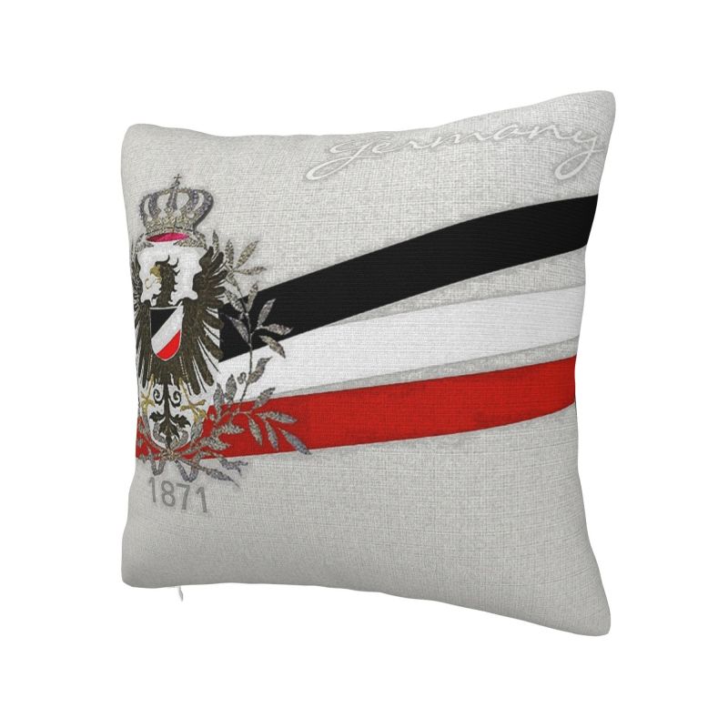 German Empire Eagle 1871 With Flag Colors Modern Throw Pillow Covers Decoracion Salon Case Emblem National Flag Sofa Cushion